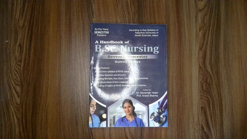 A Handbook of B.Sc. Nursing Seventh Semester Solved Papers
