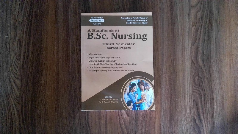 A Handbook of B.Sc. Nursing Third Semester Solved Papers