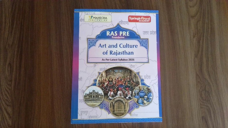 Art and Culture of Rajasthan  As Per Latest Syllabus 2026