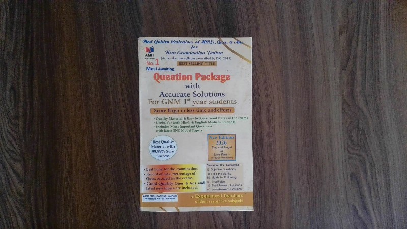 Question Package with Accurate Solutions For GNM 1st year students