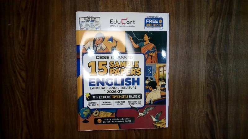 CBSE Class 10 15 Sample Papers English Language and Literature 2026-27 (Educart)