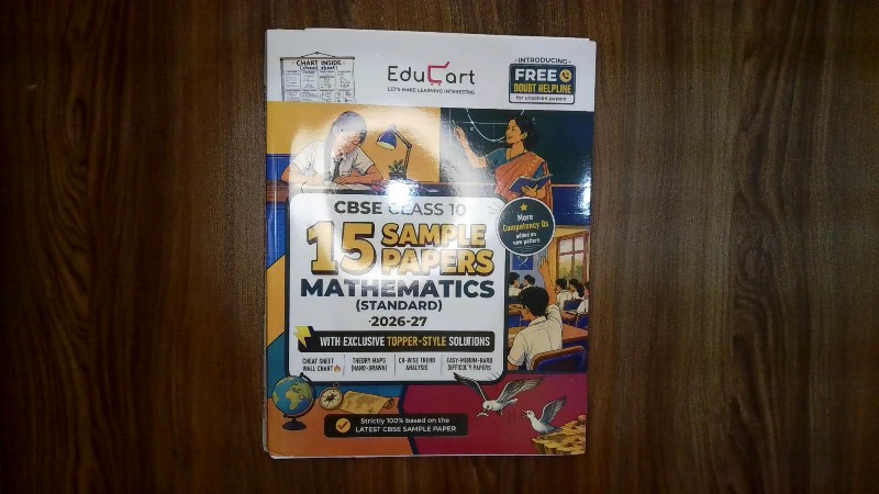 CBSE Class 10 15 Sample Papers Mathematics (Standard) 2026-27 (Educart)