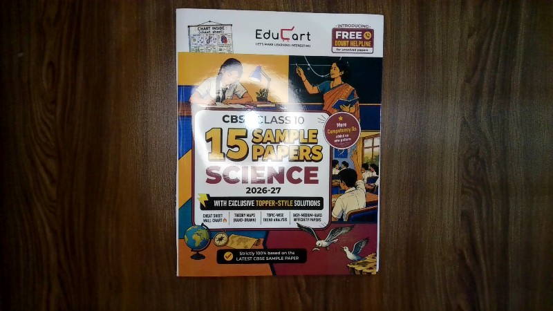 CBSE Class 10 15 Sample Papers Science 2026-27 (Educart)