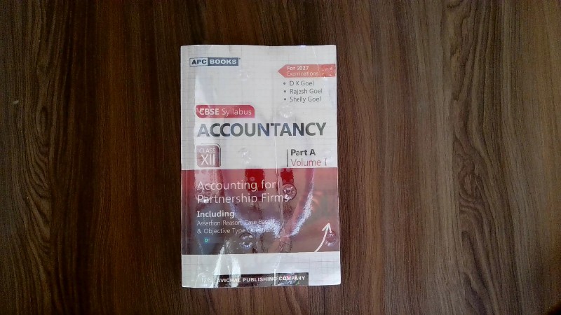 CBSE Syllabus Accountancy Class XII Part A Volume I - Accounting for Partnership Firms
