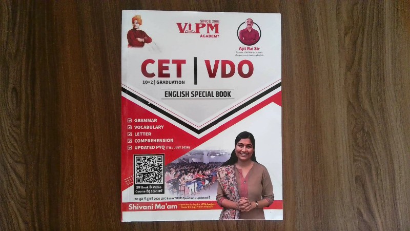 CET | VDO English Special Book (10+2 | Graduation)