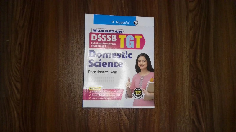DSSSB TGT Domestic Science Recruitment Exam (Popular Master Guide)