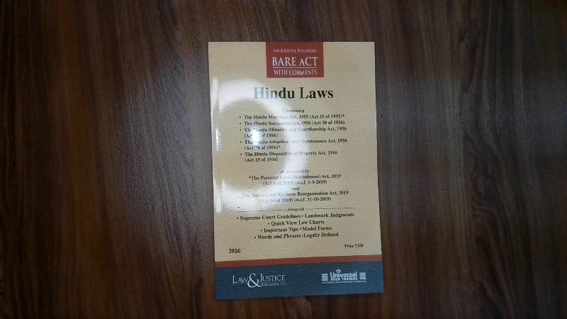 Hindu Laws (Bare Act with Comments)
