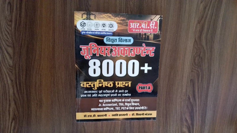 Vidyut Vibhag Junior Accountant 8000+ Vastunishth Prashn (Part-A)