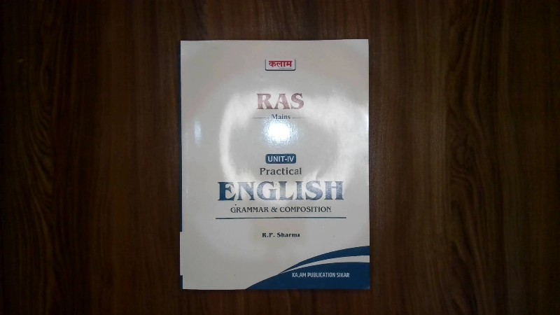 Kalam RAS Mains Unit-IV Practical English Grammar & Composition