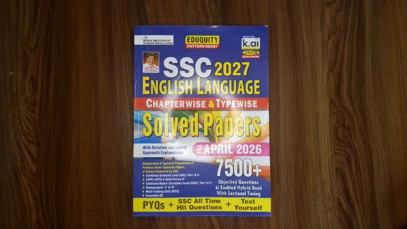 SSC 2027 English Language Chapterwise & Typewise Solved Papers Till April 2026
