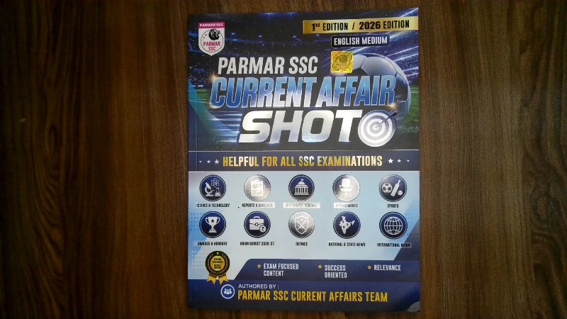 Parmar SSC Current Affairs Shot (1st Edition / 2026 Edition – English Medium)