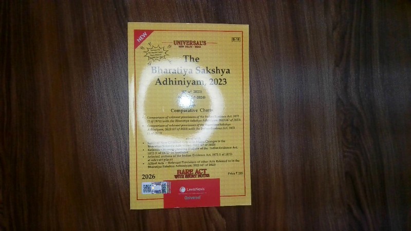 The Bharatiya Sakshya Adhiniyam, 2023 (47 of 2023)