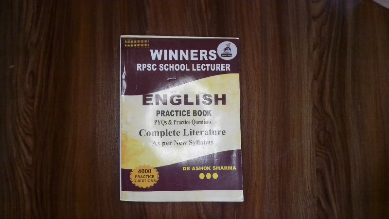 Winners RPSC School Lecturer English Practice Book (Complete Literature, PYQs & Practice Questions)